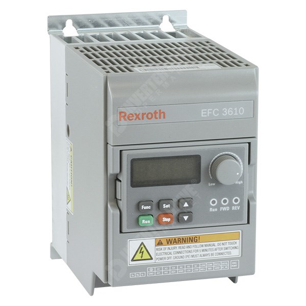 Photo of Bosch Rexroth EFC3610 0.37kW 400V 3ph AC Inverter Drive, HMI, DBr, C3 EMC