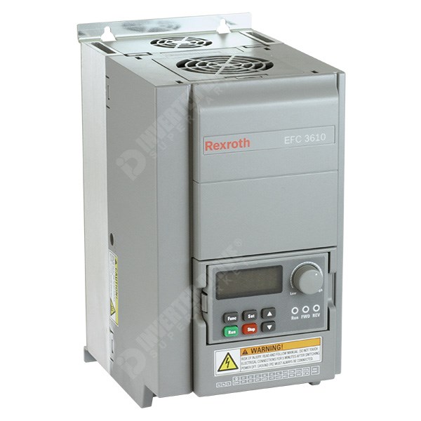 Photo of Bosch Rexroth EFC3610 3kW 400V 3ph AC Inverter Drive, HMI, DBr, C3 EMC